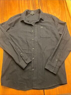Volcom Men's Long-Sleeve Button-Up Shirt - Black
